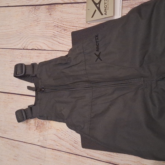 Toddler Snow Bibs NWT High Bib Overalls Black Adjustable Straps Ski Snowboard - Picture 2 of 8